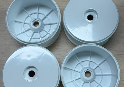 RC 1/8TH WHITE COLOR WHEEL FOR 1/8TH BUGGY TIRES 4pcs